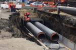 Успеть к сентябрю: ремонт теплотрассы на улице Разина в Тамбове завершен на ?? процентов