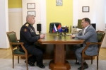 Максим Егоров встретился с участником программы «Время героев» Константином Кутейниковым