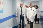 Врио Главы Тамбовской области Евгений Первышов и спикер областной Думы Евгений Матушкин посетили социальные объекты в городе Рассказово