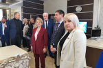 Врио Главы Тамбовской области Евгений Первышов и спикер областной Думы Евгений Матушкин посетили социальные объекты в городе Рассказово