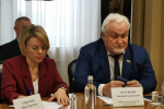 Врио Главы Тамбовской области Евгений Первышов и спикер областной Думы Евгений Матушкин посетили социальные объекты в городе Рассказово