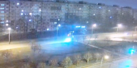 На севере Тамбова водитель сбил фонарный столб и скрылся с места ДТП - OnlineTambov.Ru