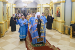 В праздник Сретения Господня митрополит Феодосий совершил Литургию в Спасо-Преображенском соборе 2