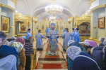 В праздник Сретения Господня митрополит Феодосий совершил Литургию в Спасо-Преображенском соборе 7