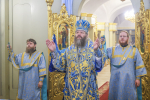 В праздник Сретения Господня митрополит Феодосий совершил Литургию в Спасо-Преображенском соборе 15