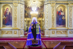 В канун Цветоносной недели митрополит Феодосий совершил всенощное бдение в Спасо-Преображенском соборе 3