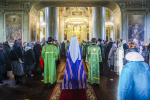 В канун Цветоносной недели митрополит Феодосий совершил всенощное бдение в Спасо-Преображенском соборе 5