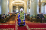 В канун Цветоносной недели митрополит Феодосий совершил всенощное бдение в Спасо-Преображенском соборе 9