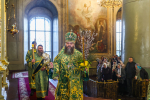 В канун Цветоносной недели митрополит Феодосий совершил всенощное бдение в Спасо-Преображенском соборе 13