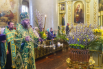 В канун Цветоносной недели митрополит Феодосий совершил всенощное бдение в Спасо-Преображенском соборе 19