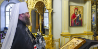 В Великий Понедельник митрополит Феодосий совершил Литургию Преждеосвященных Даров в Спасо-Преображенском кафедральном соборе 2 - Тамбовская митрополия